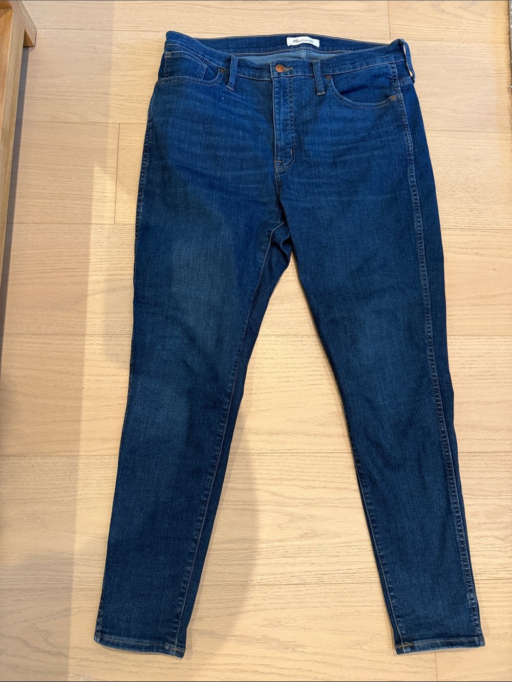 Madewell 10” high rise Skinny Jeans - Dark Blue